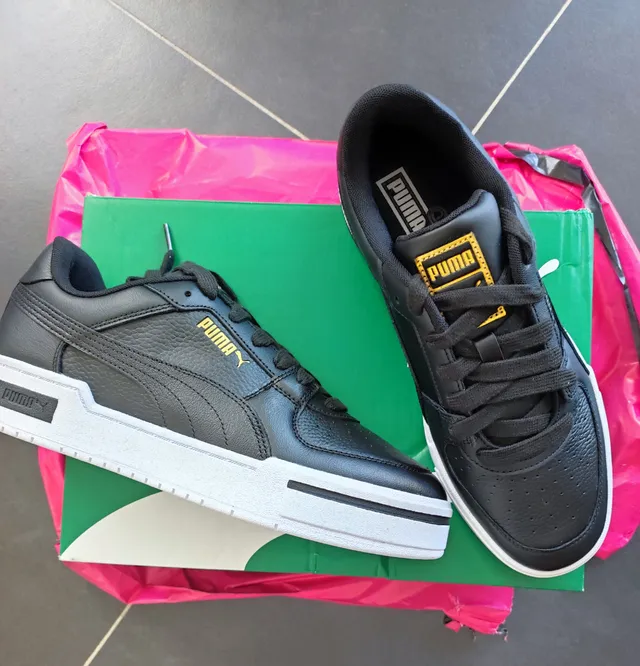 Puma Sneakers CA Pro Classic en cuir noir