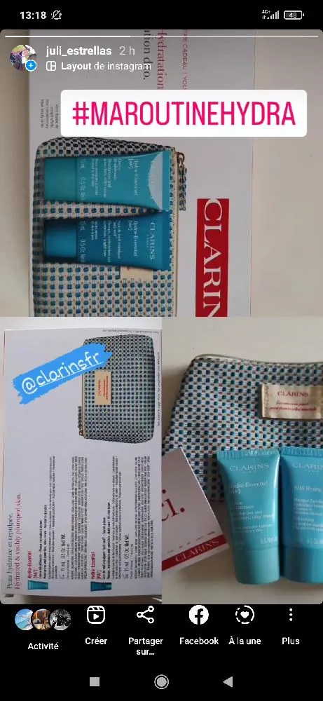 Test Veepee pour la marque Clarins