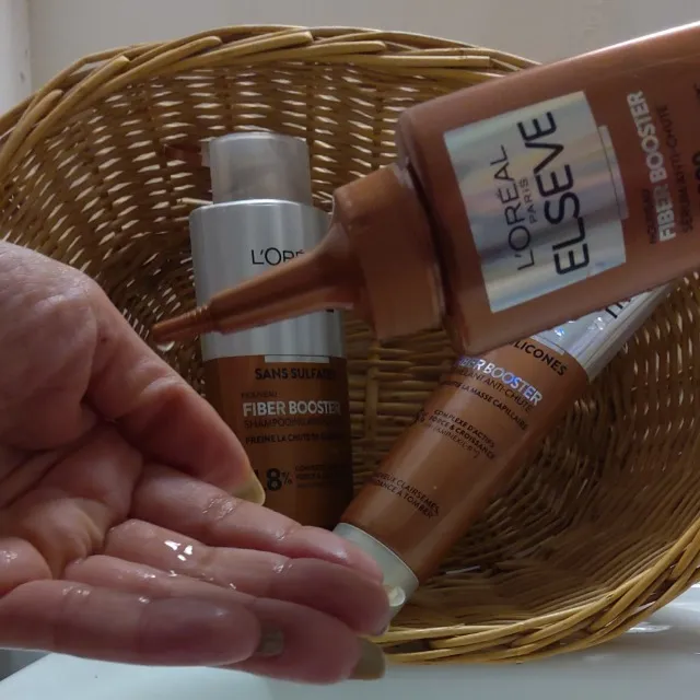 Excellente Gamme FIBER BOOSTER ELSEVE DE L'Oréal 👍🤎🤎idéale pour chutes de cheveux