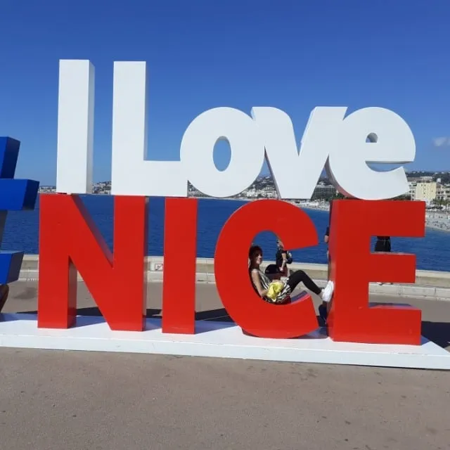 Belle découverte de la ville de Nice,  je suis dans le C 😉🌞