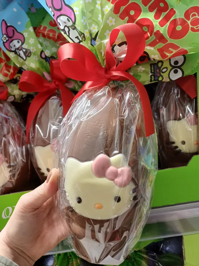 Mon œuf en chocolat au lait/blanc