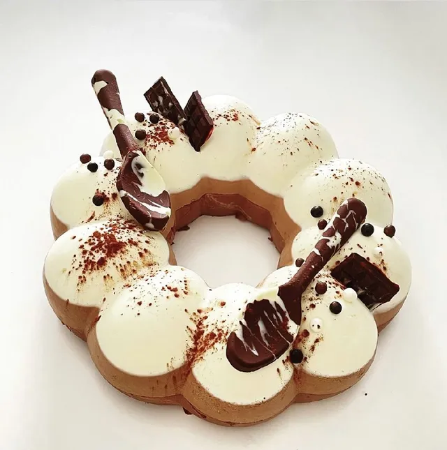 Entremets 3 chocolats