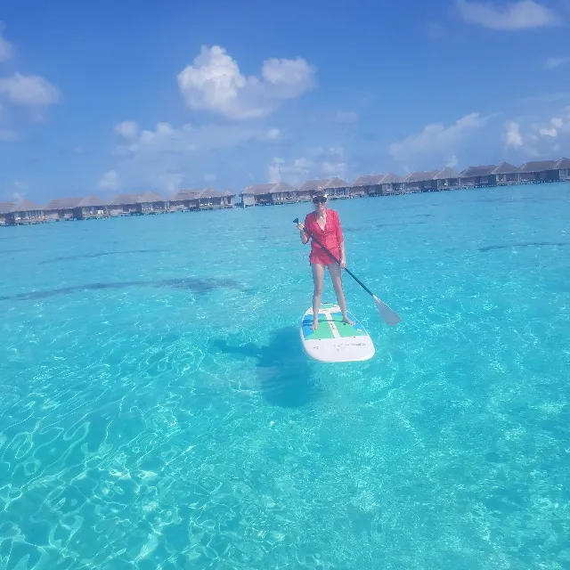 Du paddle aux Maldives