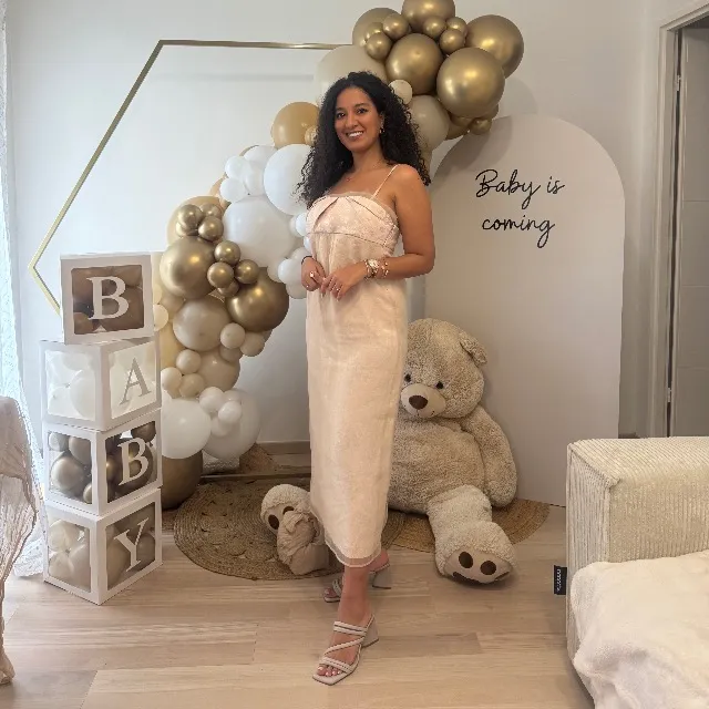 Robe soirée Zara rose