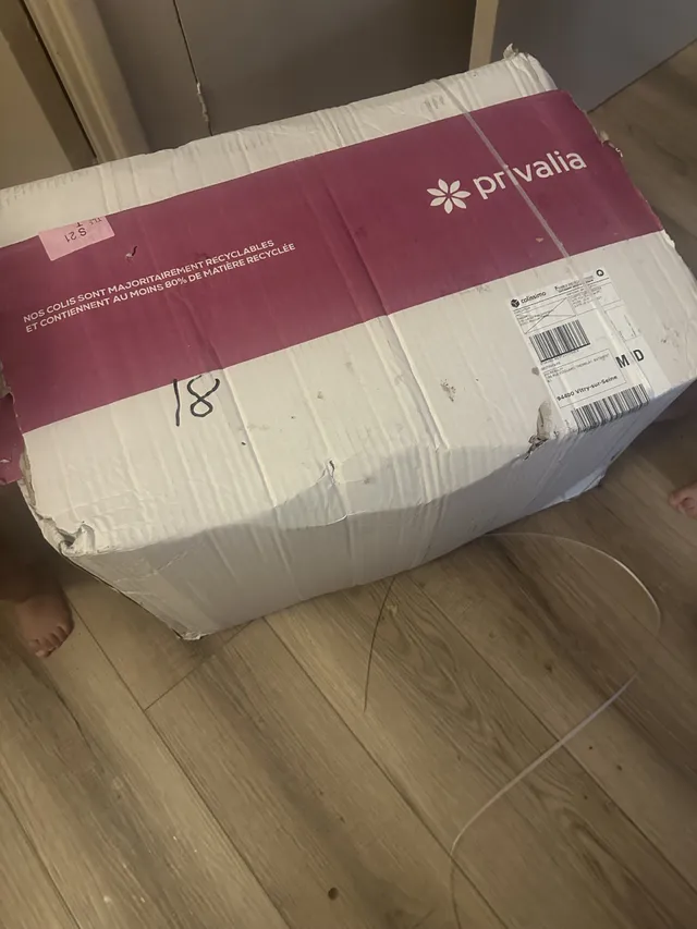 Commande arrivée