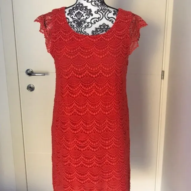 Robe corail Caroll
