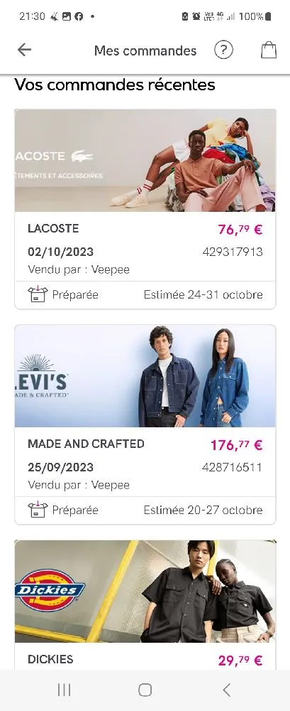 Mes dernières commandes 💖 Hâte de les recevoir 🙏🏻