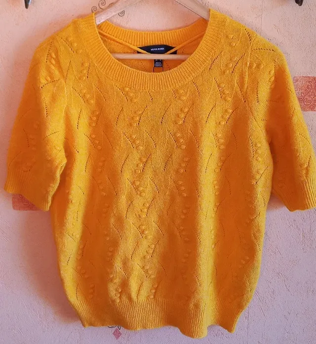 Pull vero moda jaune