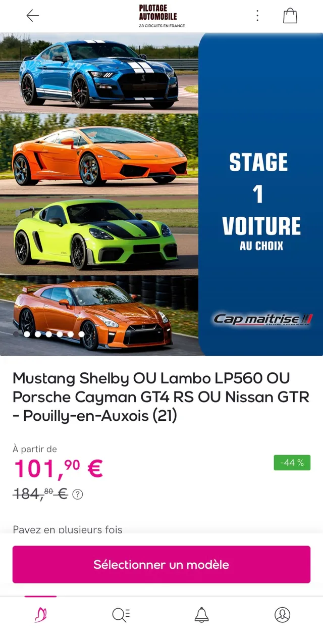 Stage de pilotage