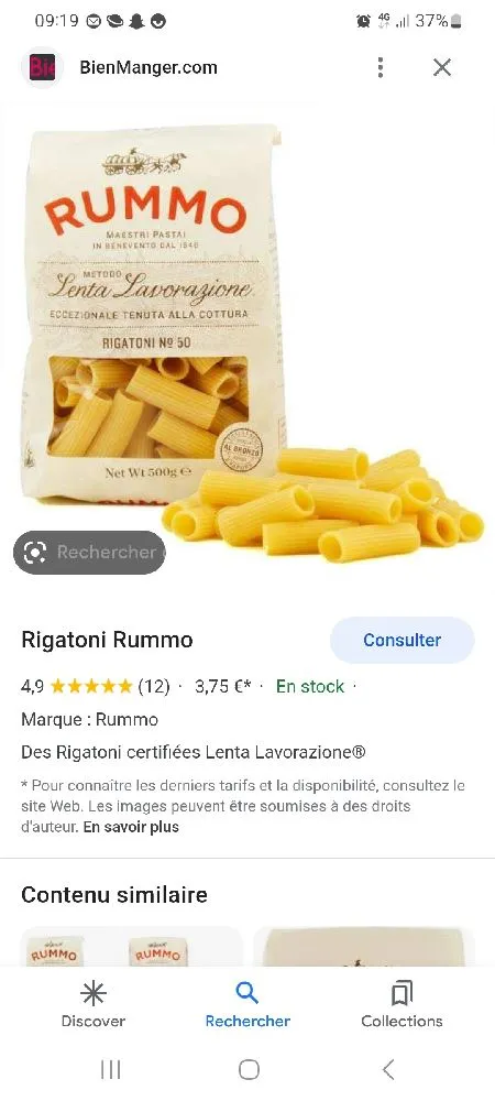 Pâtes rummo