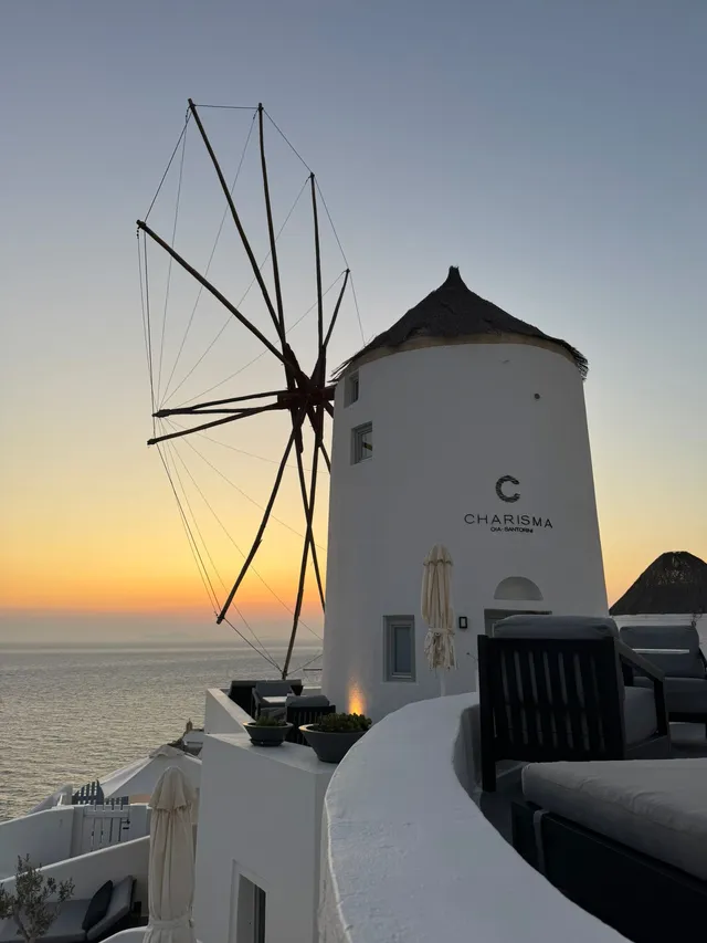 Sunset à Santorin