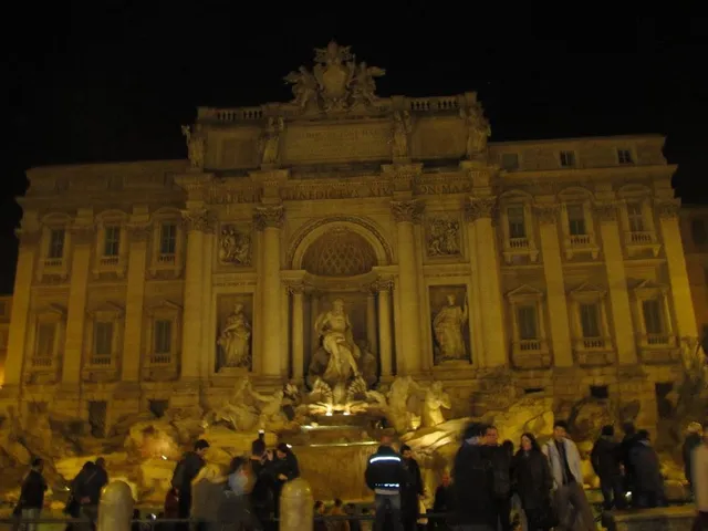 Rome, la fontaine de Trevie