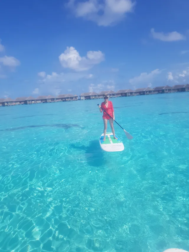 Du paddle aux Maldives