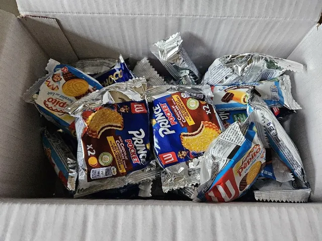 Réception de ma box goûter LU