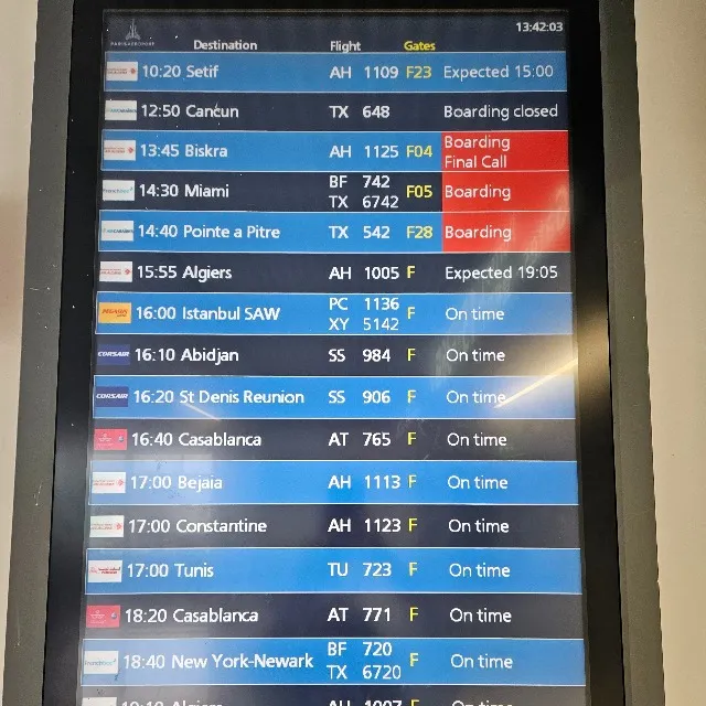 Prochaine destination ???