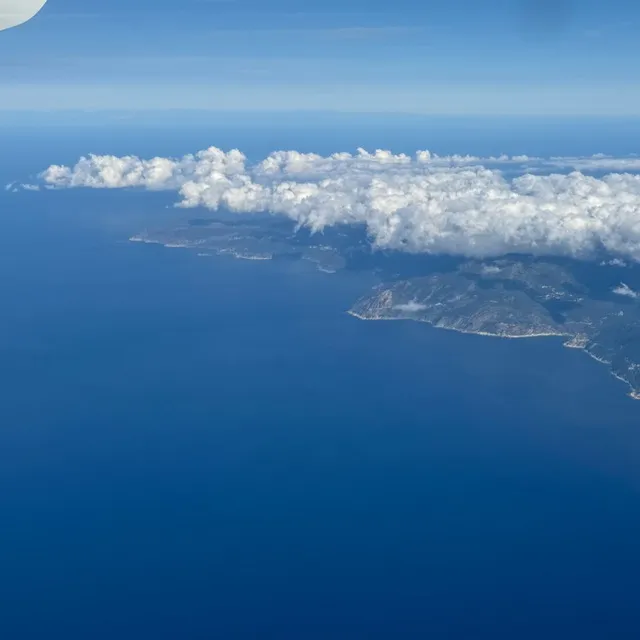 La pointe nord de la Corse vue du ciel!!!
