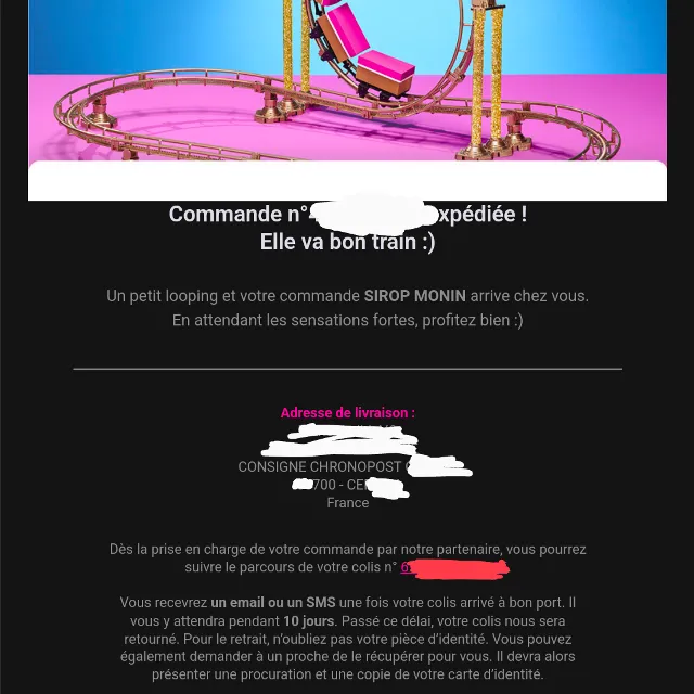 Payer des frais de port pour que VP se trompe d'adresse 😑