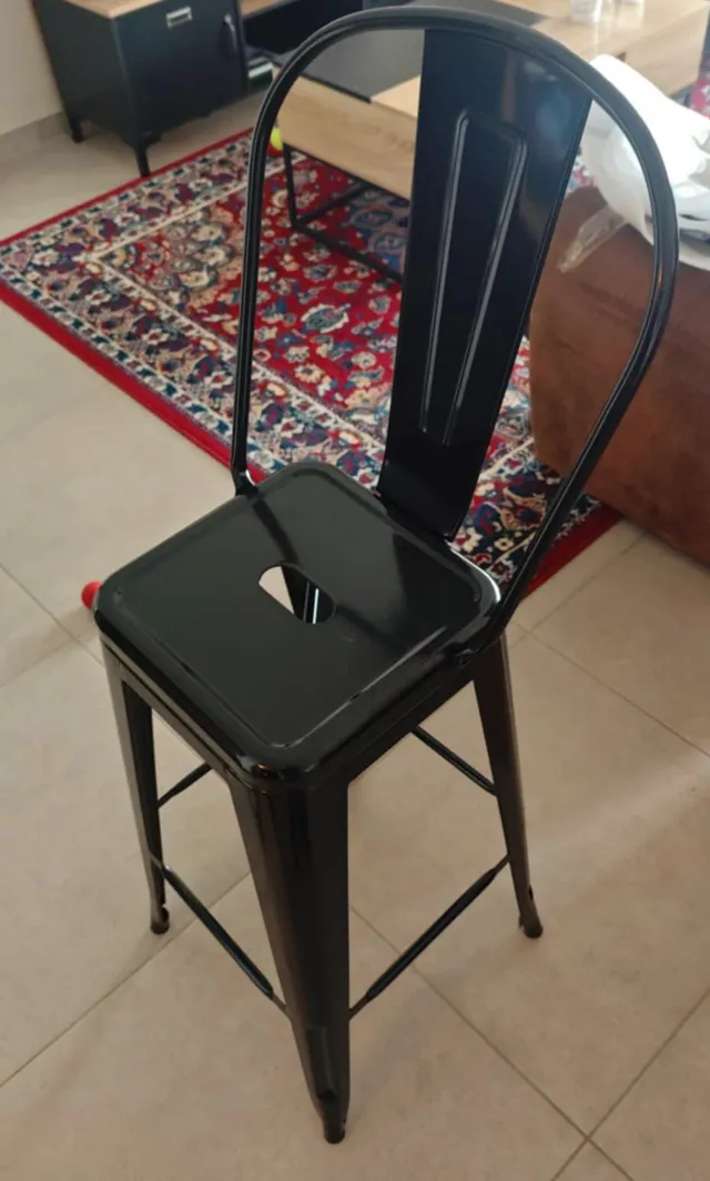 Commande Aosom arrivée, des chaises pour parfaire la terrasse 🥰😎