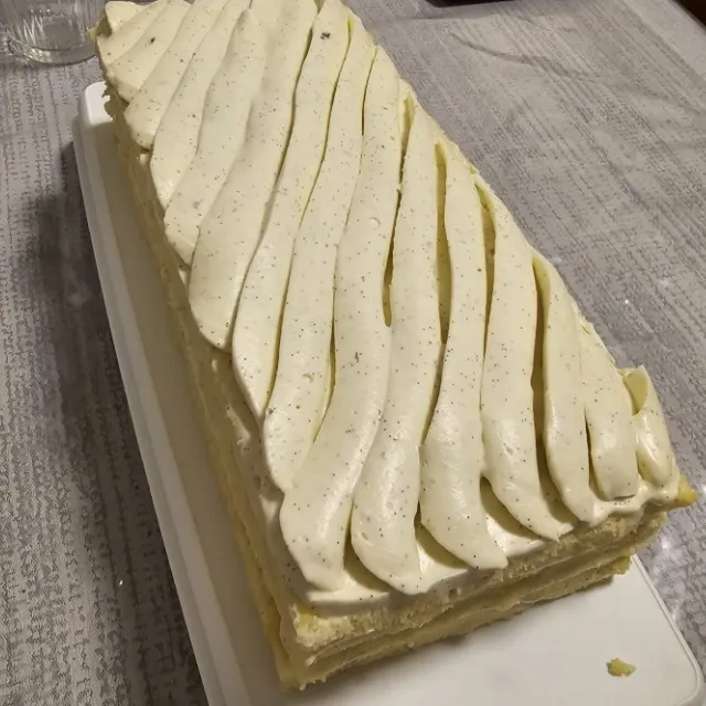 Bûche vanille