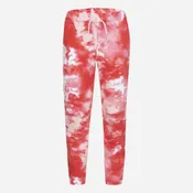 PANTALON DE JOGGING - ROUGE/BLANC