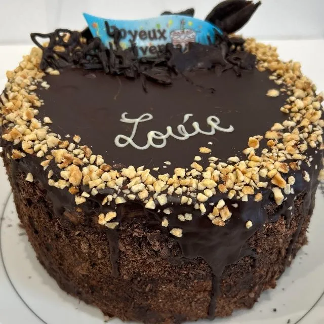 Gâteau anniversaire au chocolat