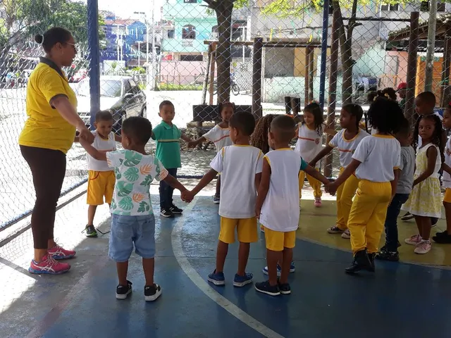 Visite d'une école au Brésil