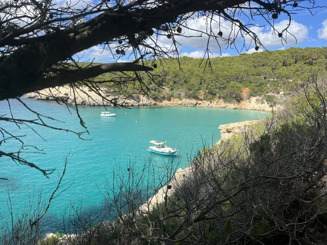 Cala macarella aux Baleares