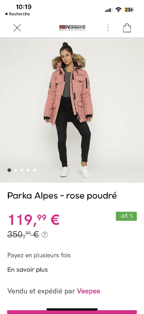 Parkas alpe