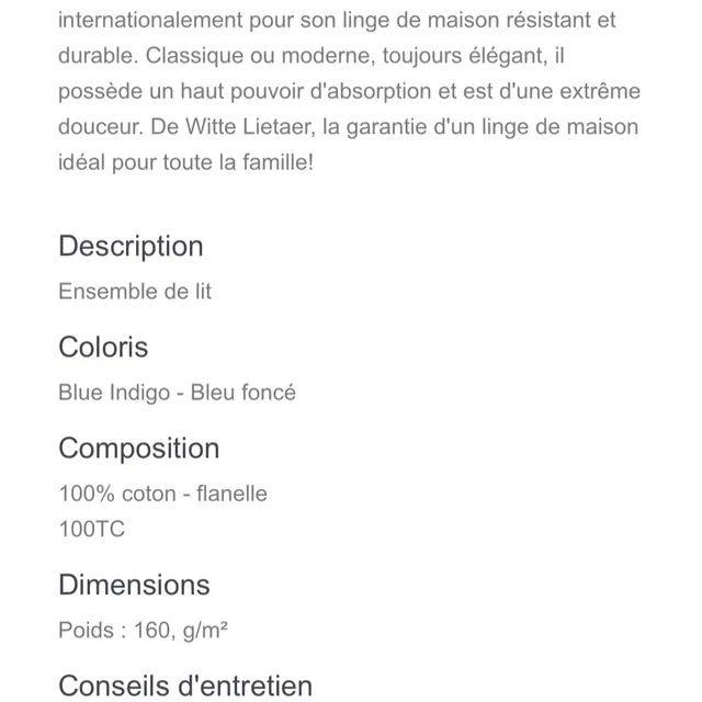 Bonjour, je voulais commander ce linge de maison mais la dimension n’est mises nulle part et c’est pas la première fois, merci de bien notifié les mesures ;)