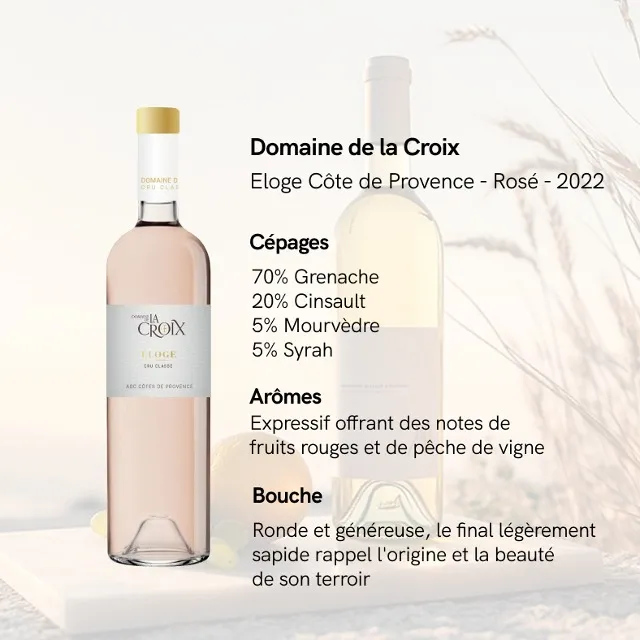 Les vins de Provence : on met l’accent sur le rosé. ✨