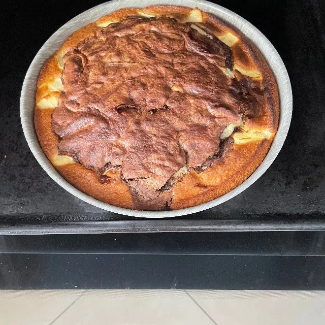 Gâteau chocolat et pommes