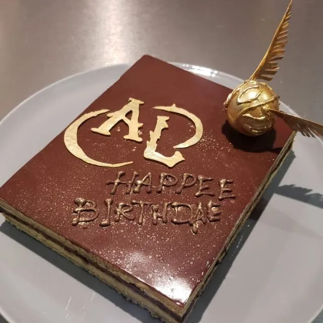 Gâteau  Opéra façon  Harry Potter