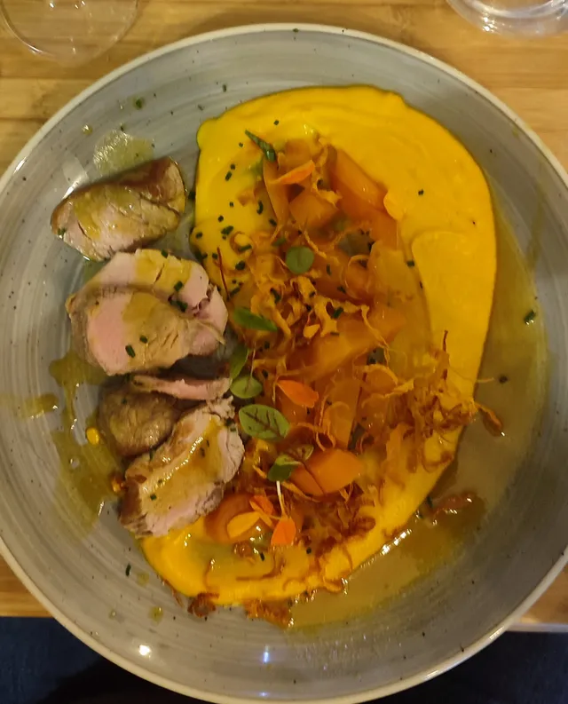 Porc fermier carottes au jus d orange