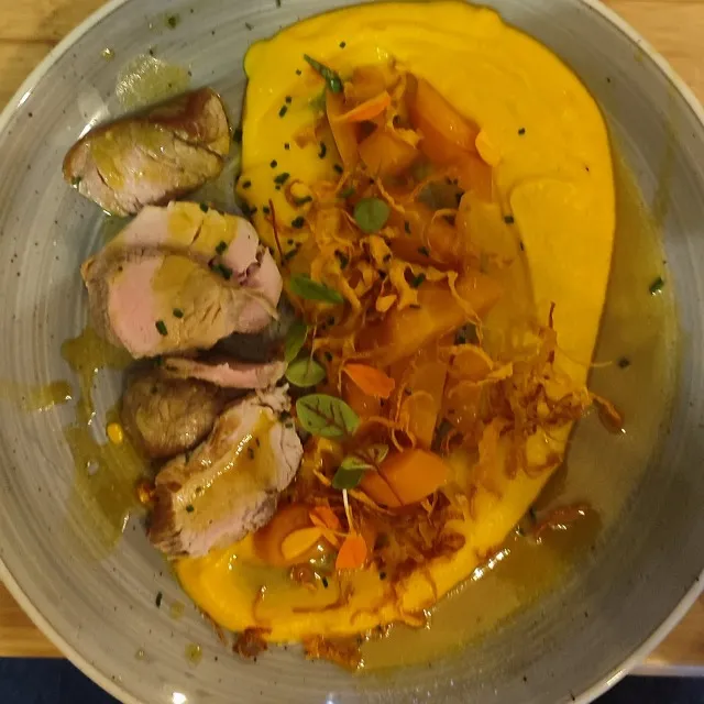 Porc fermier carottes au jus d orange