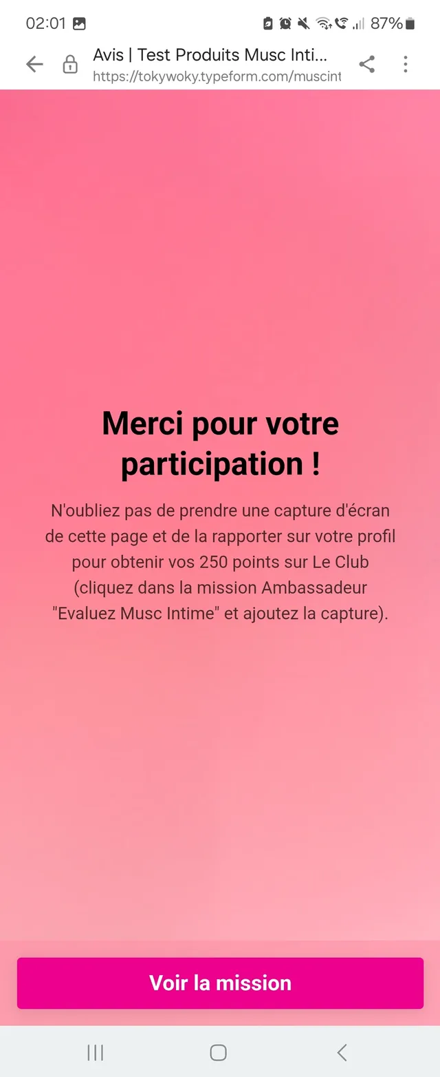 Mission accomplie