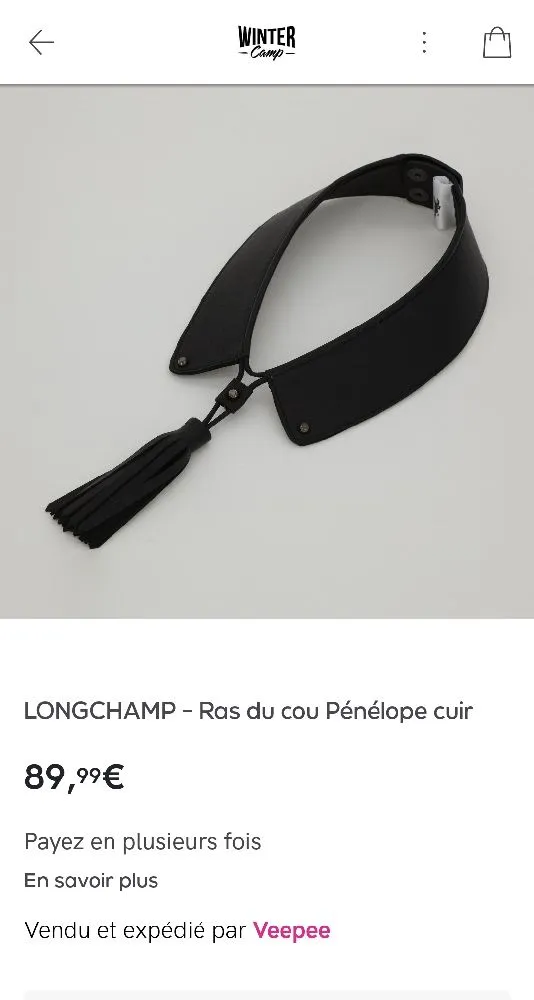 Ras du cou Longchamp