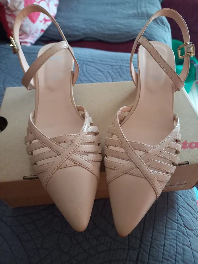 Commande Bata slingback beige