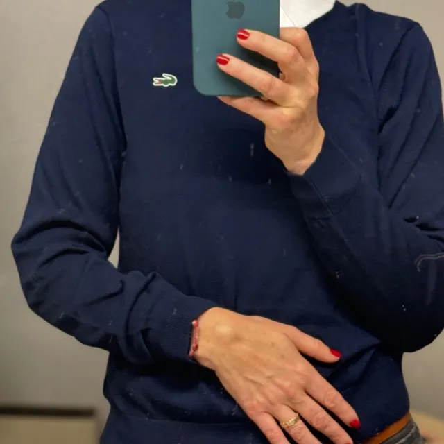 Mon pull marine Lacoste