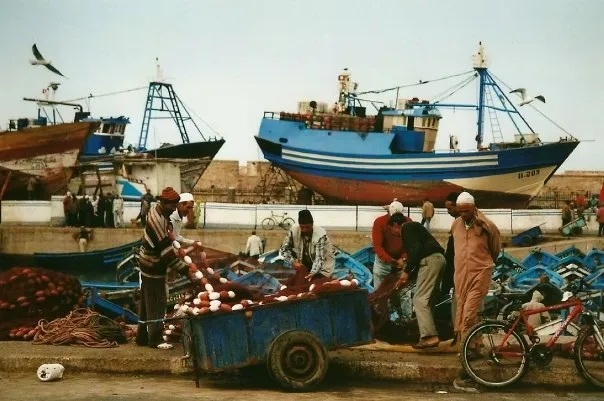 LE PORT D ESSAOUIRA MAROC