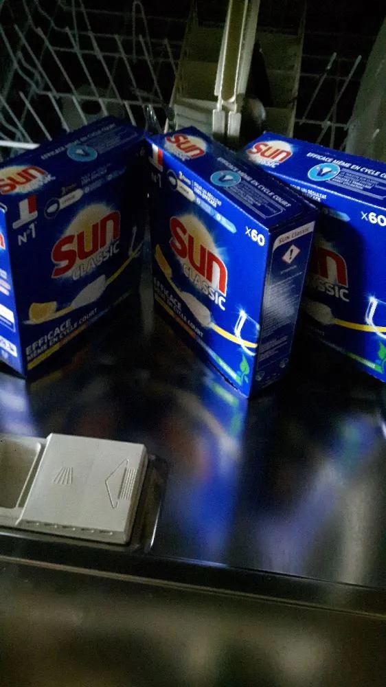 Tablettes lave vaisselle SUN