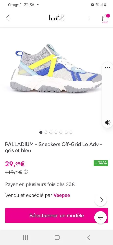 Sneakers "Off-Grid Lo Adv" de Palladium