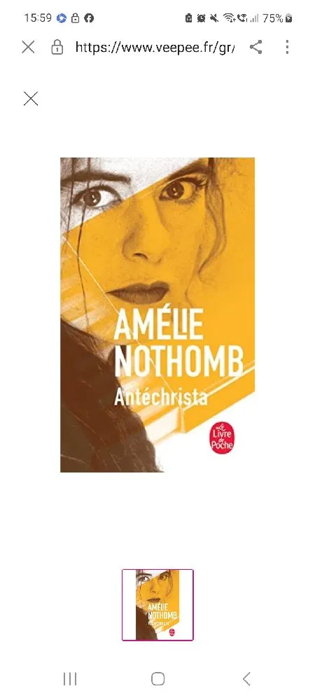 Antéchrista d'Amelie Nothomb