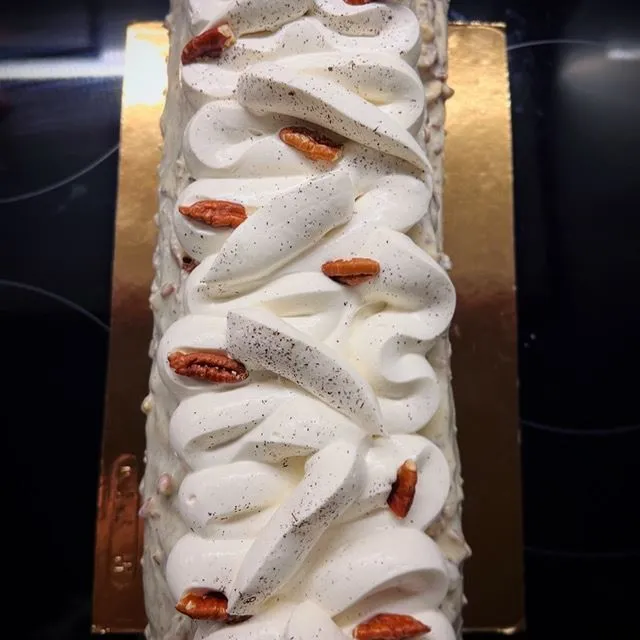 Cake Vanille/Pécan/Chocolat Blanc