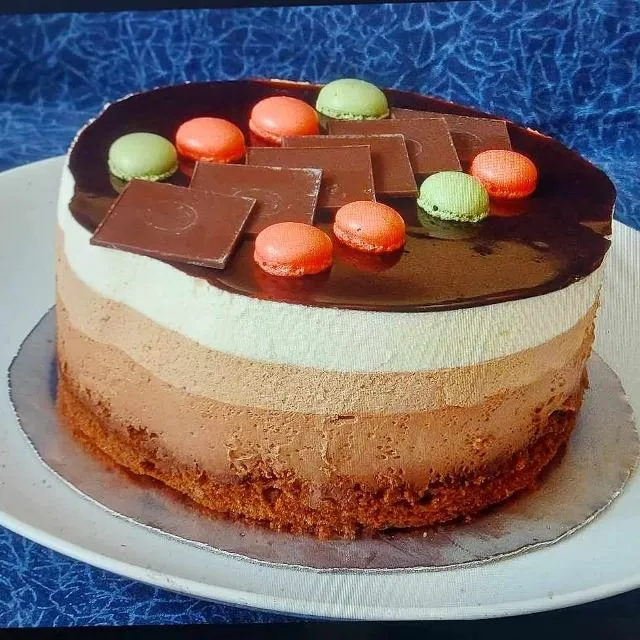 entremets 3 chocolats