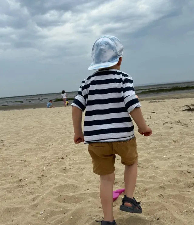 La balade à la plage