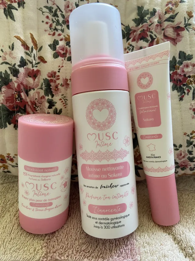 Gamme Sakura de Musc Intime