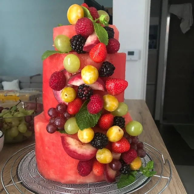 Water melon cake