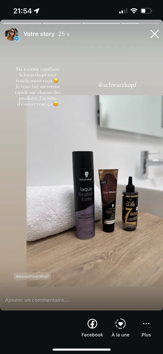 Ma routine Schwarzkopf