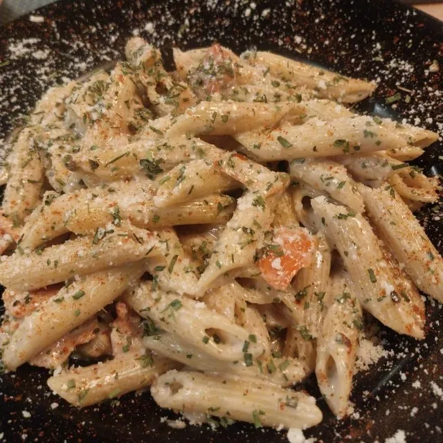 Penne mascarpone saumon