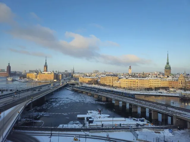 Stockholm sous la neige 🌨